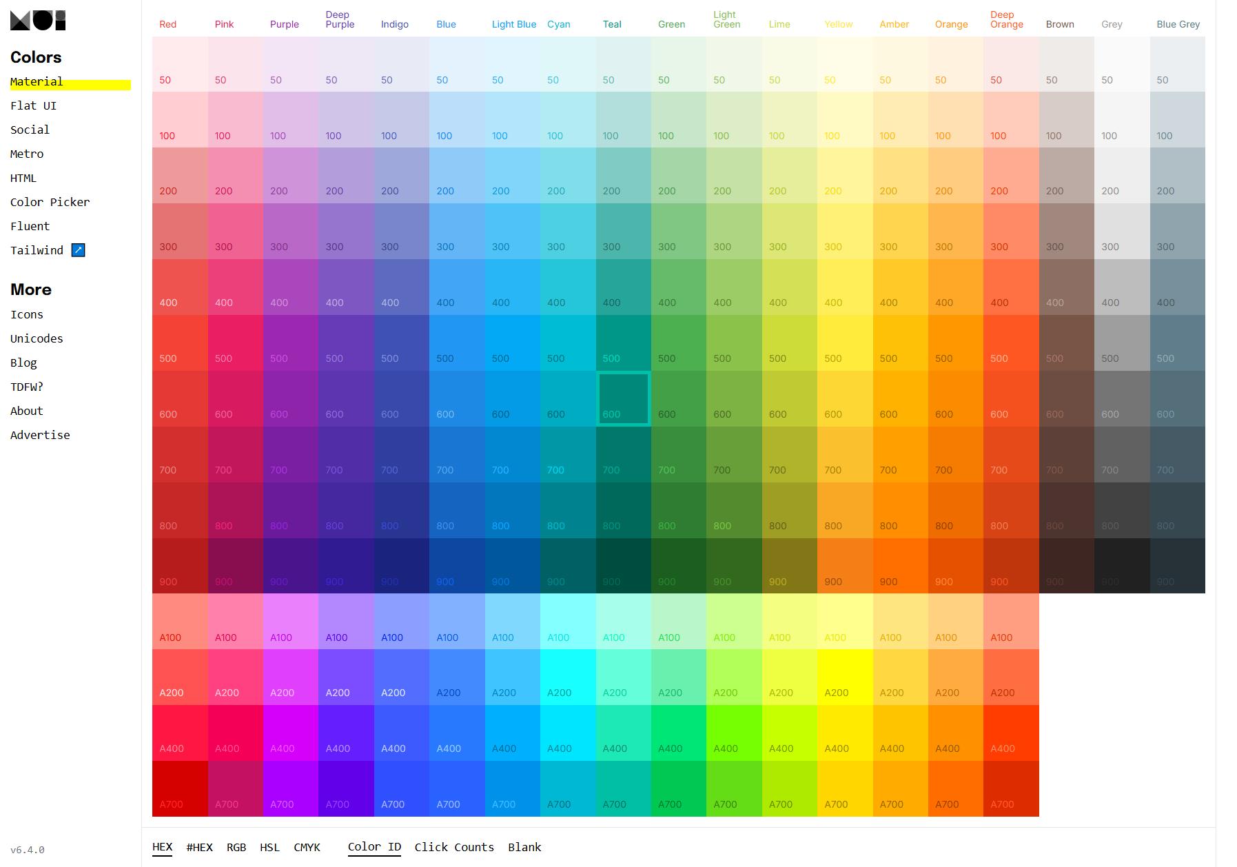 Material Design Color