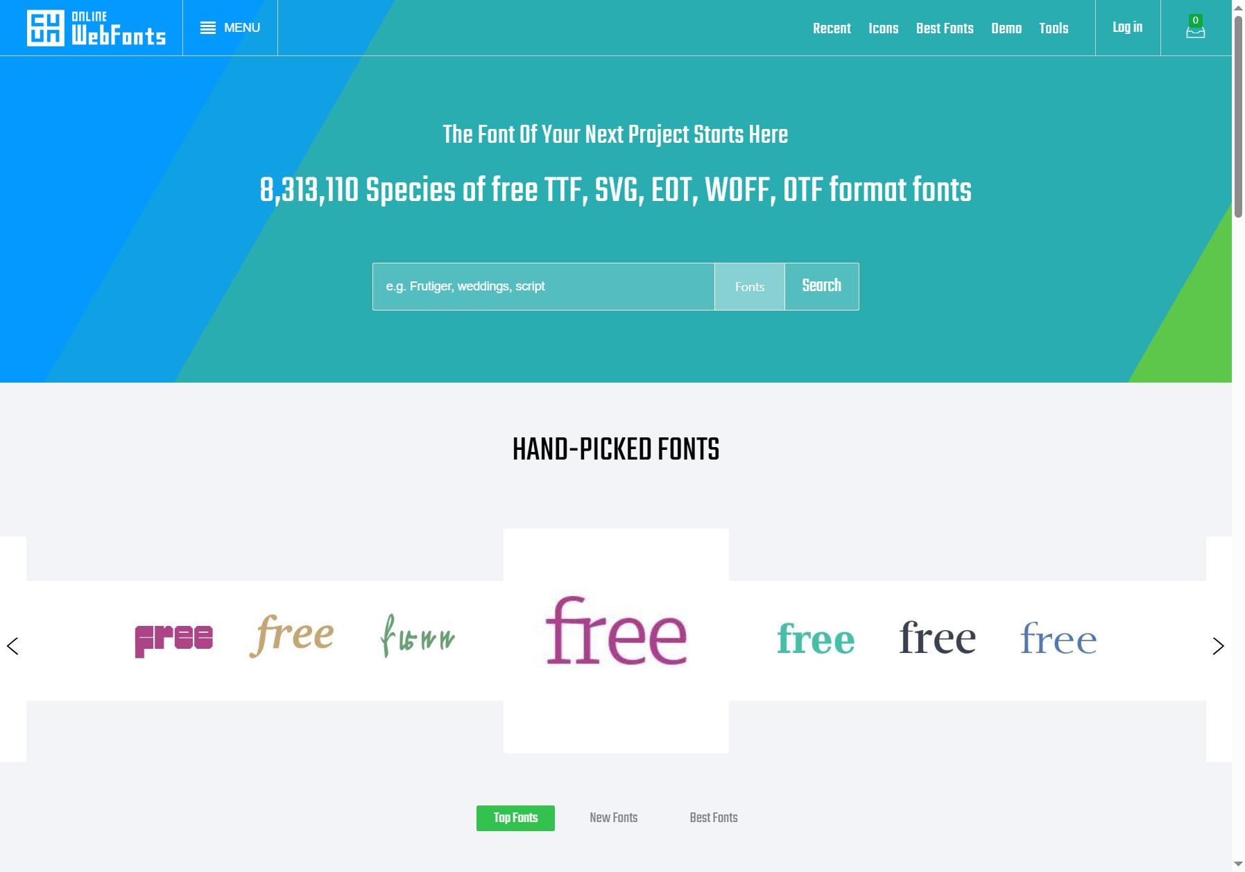 Online Web Fonts