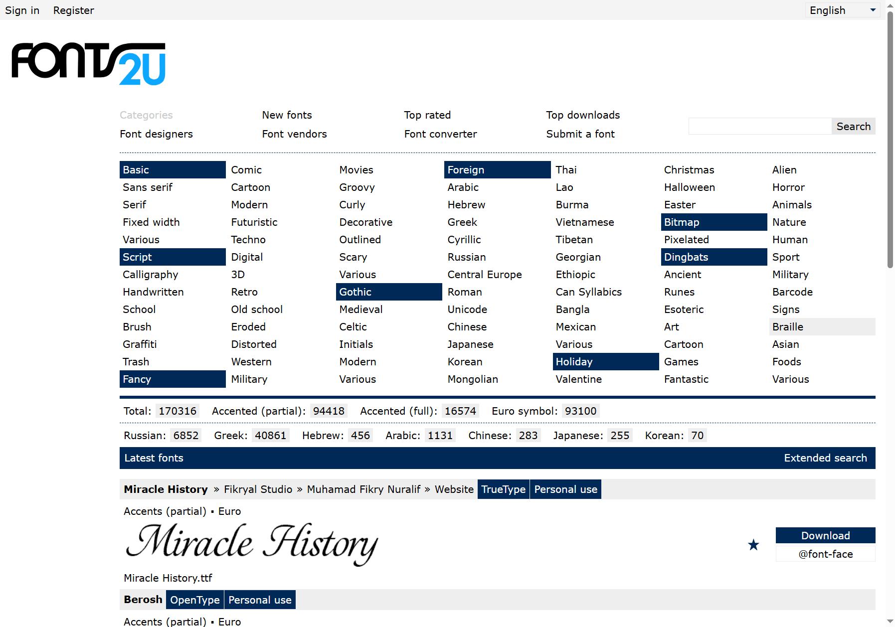 Fonts2u.com