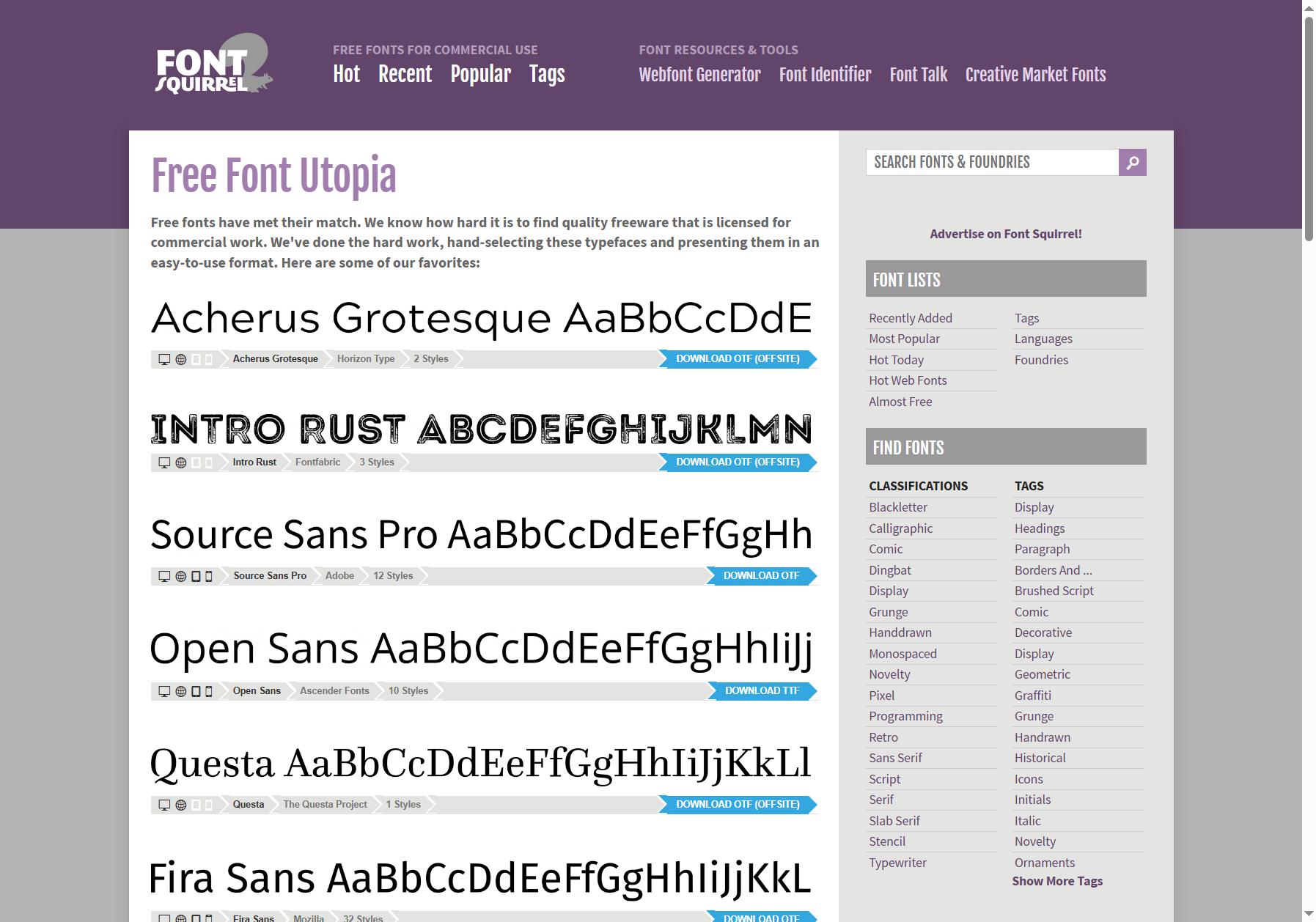 Font Squirrel