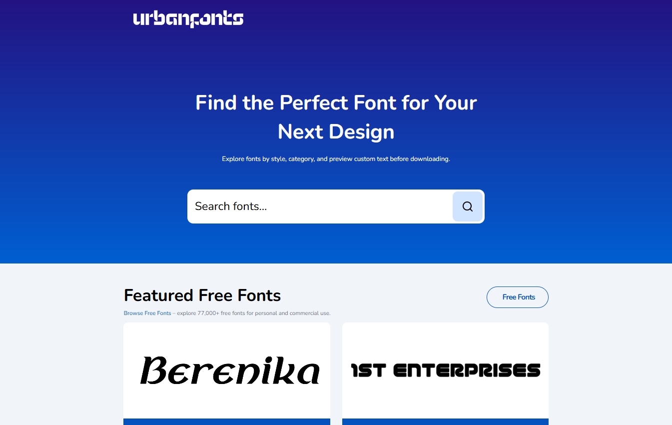 UrbanFonts