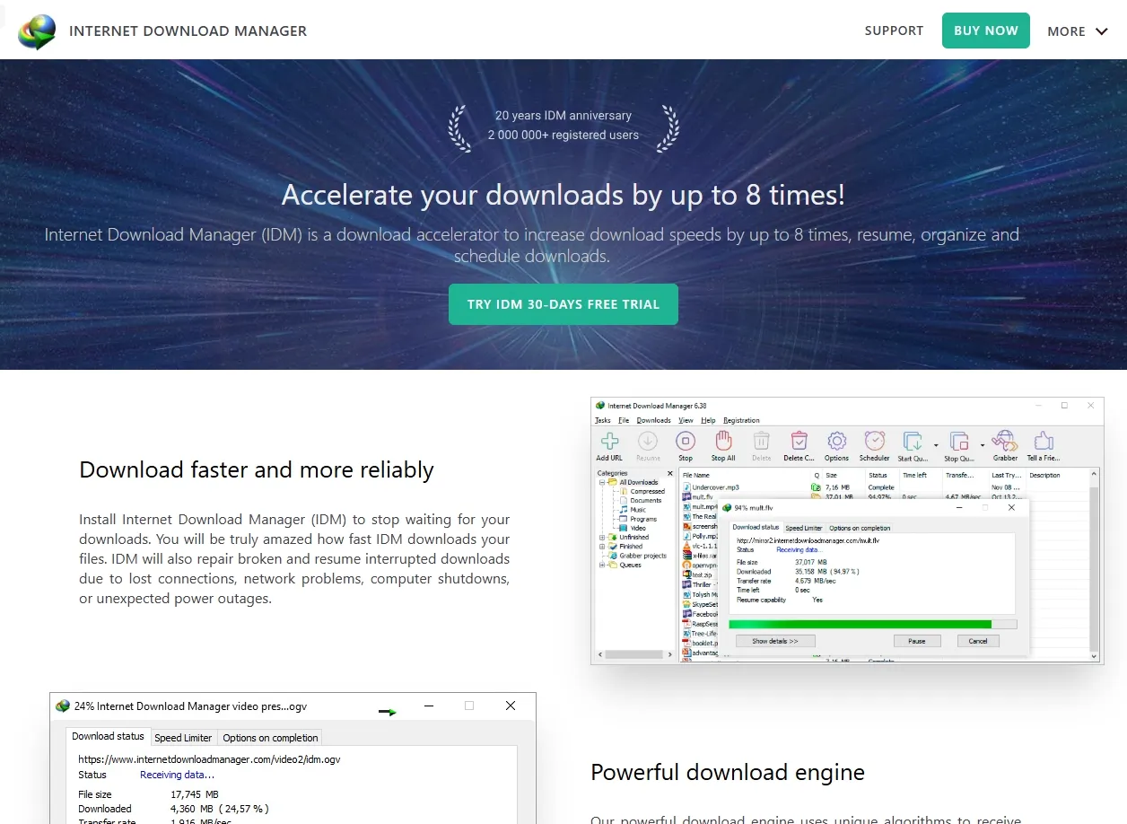 Internet Download Manager（IDM）