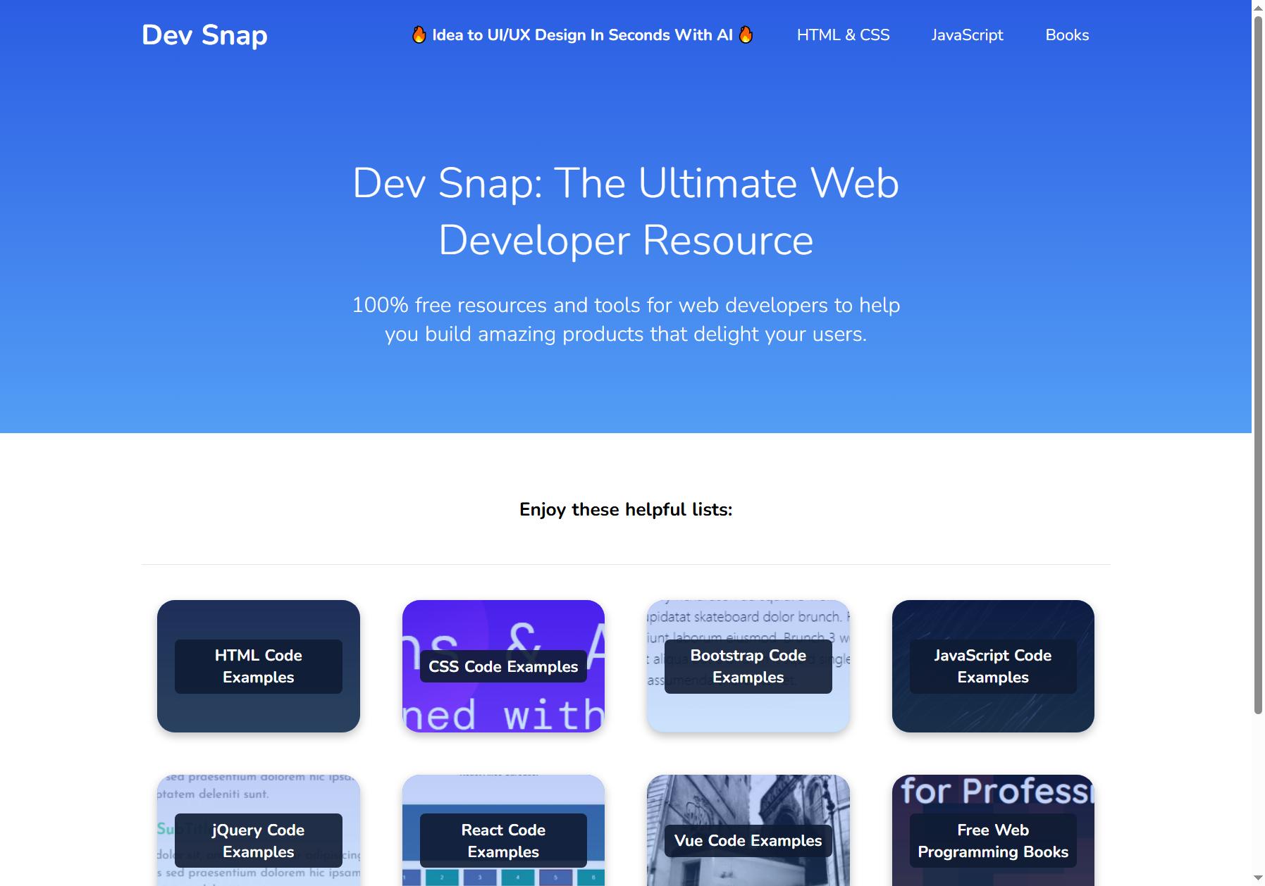 Dev Snap